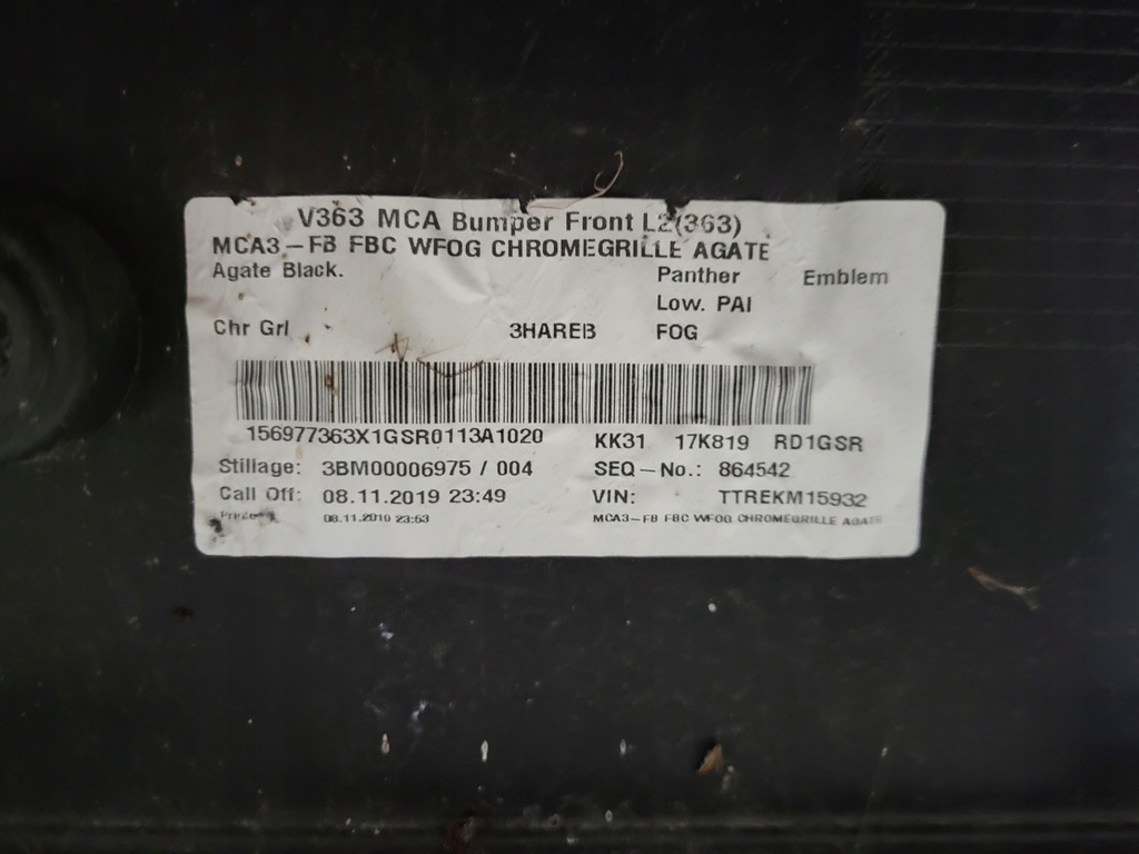 фото №15, Бампер перед передній ford transit mk8 lift