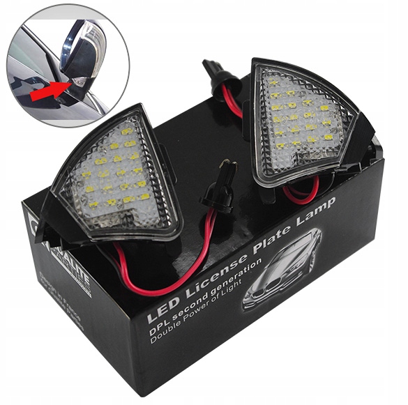 фото №1, Підсвітка led дзеркал vw golf v vi variant passat b6 sharan