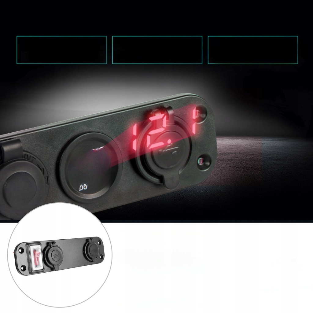 фото №8, Панель зарядное устройство автомобильные разъём usb грузовые carsocket