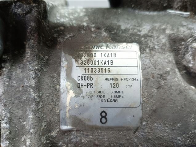 фото №6, Компрессор кондиционера 926001ka1b juke f15 1.6b