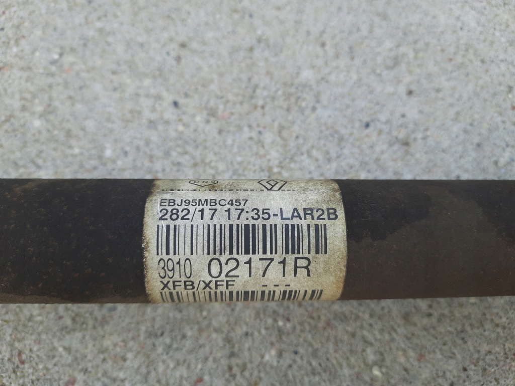 фото №2, Приводной вал правая renault megane iv 1.2 tce автоматическая коробка передач