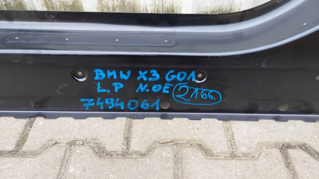 Bmw x3 g01 17- порог блок двигателя a b левый перед новый оригинальный номер 2166 Цена