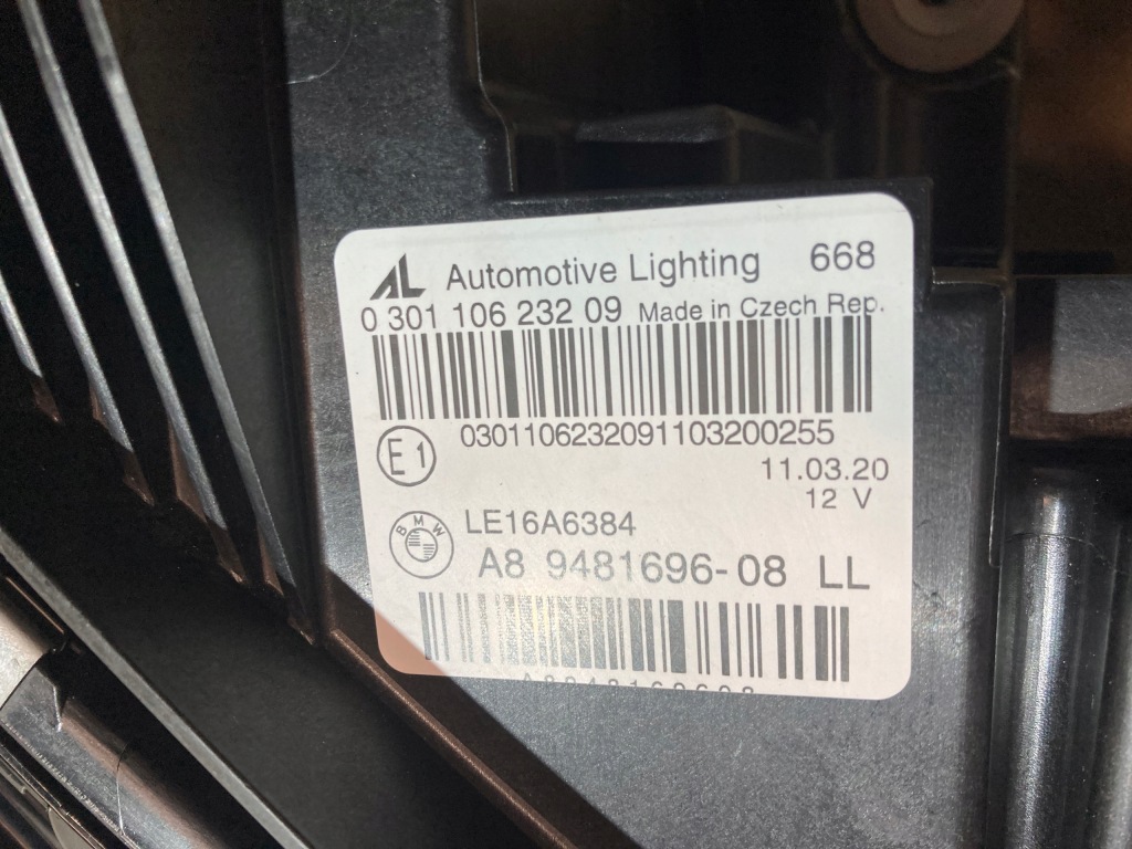фото №7, Лампа правая передняя bmw 3 g20 g21 led