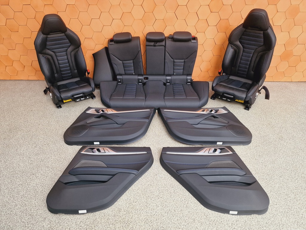 фото №1, Bmw i4 g26 салон сиденья sport кожа vernasca с подогревом harman