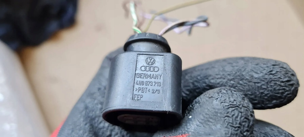 фото №8, Sq5 8r q5 lift штекер колодка з'єднувач 4h0973713 6pin s4 b8 a4 a6 c7