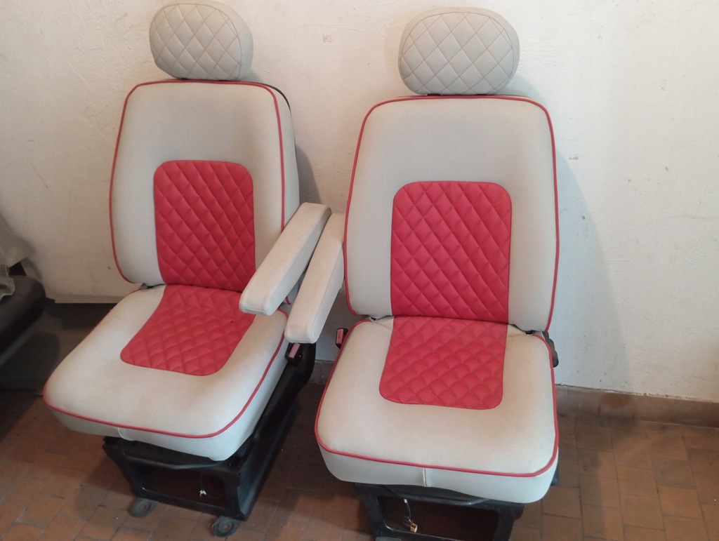 фото №3, Сидіння лівий правий перед водія renault master ii iii lift kamper