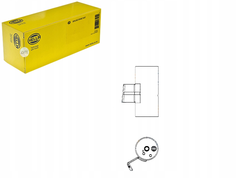 фото №1, Осушитель кондиционера mercedes w168 hella