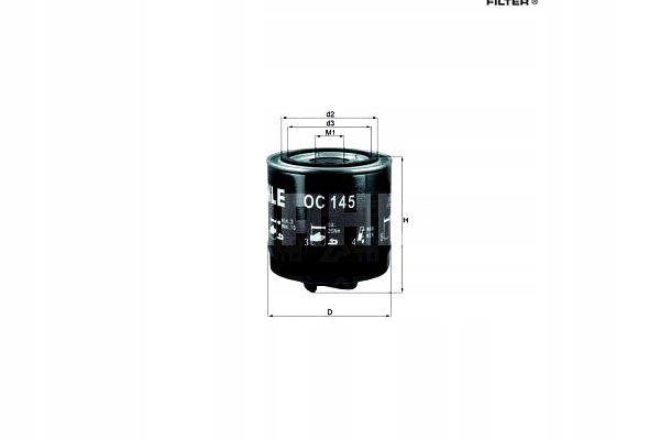 Фільтр оливи knecht Зі Шроту