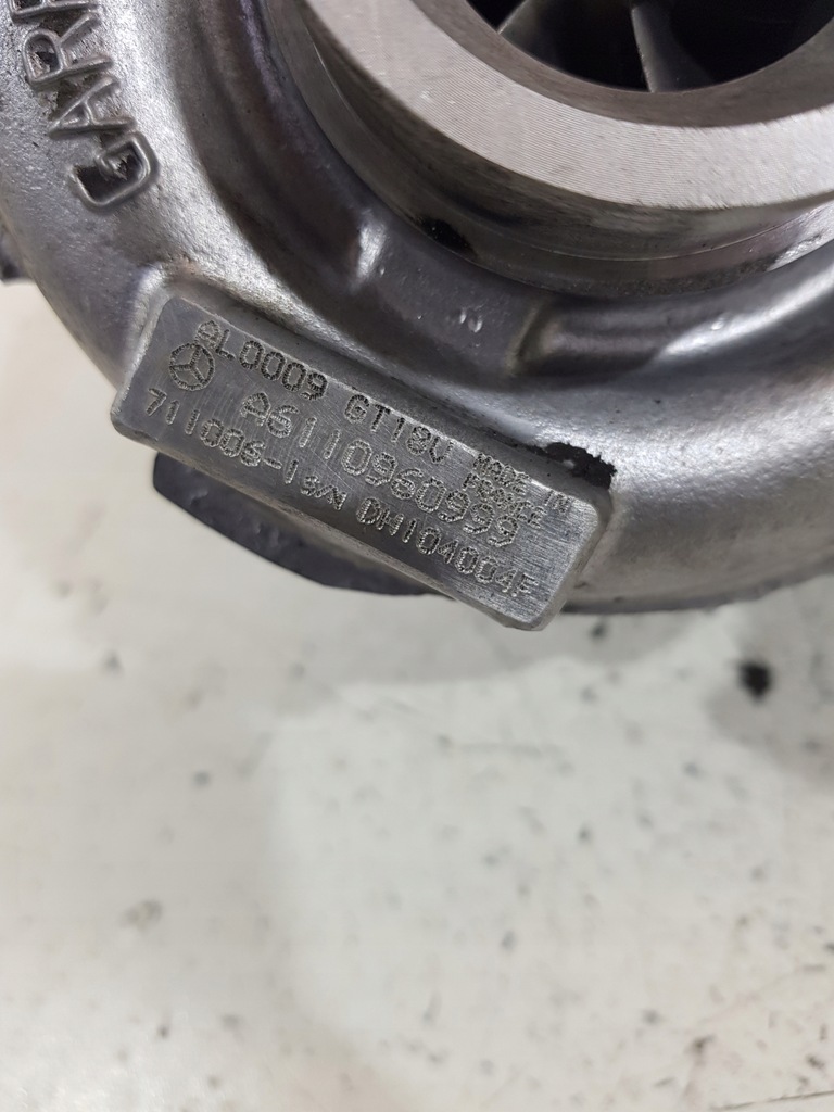 фото №9, Турбонагнетатель a6110960999 mercedes w203 2.2cdi 611962