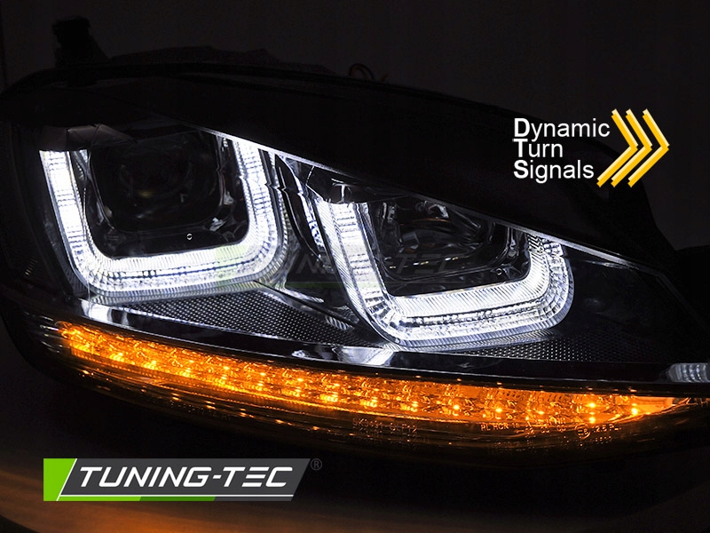 Фари фари кільця led до vw golf 7 vii 13-17 Оригінал