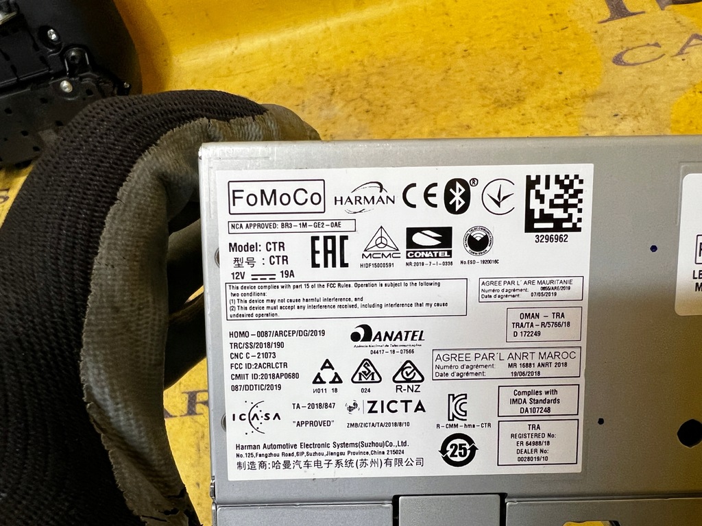 фото №7, Unit модуль блок керування радіо радіо ford ranger