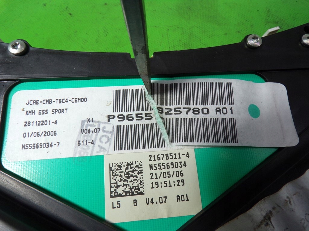 фото №9, Peugeot 307 lift sw 1.6 лічильник прилади спідометр 9655925780