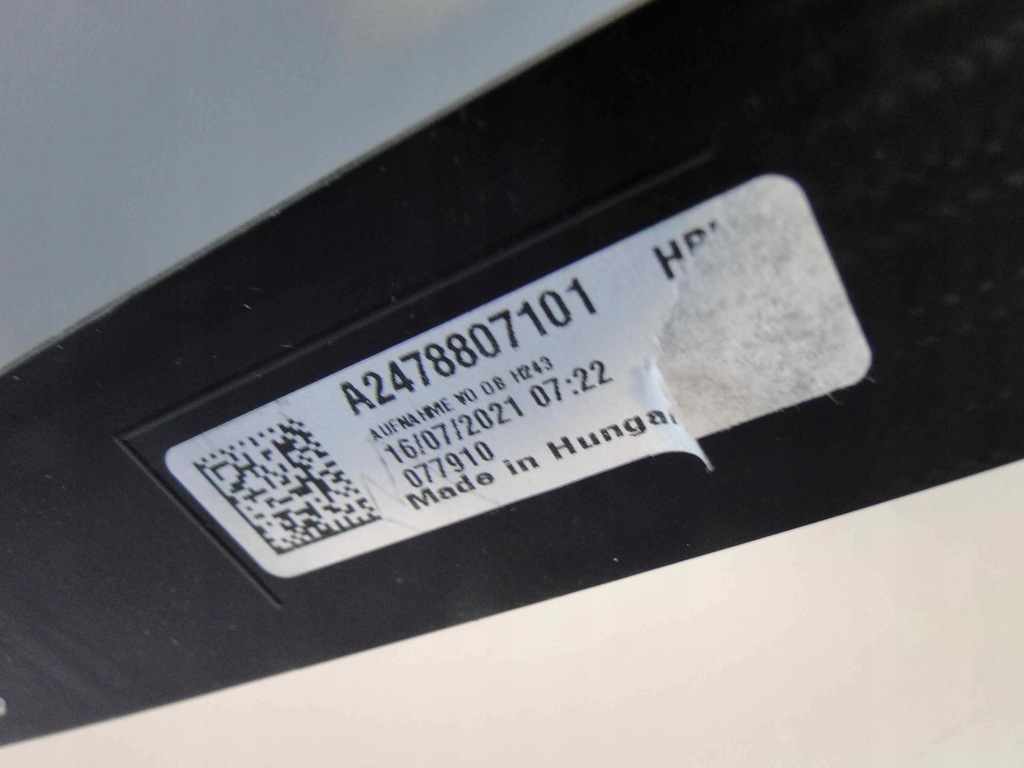 фото №10, Mercedes eqa h243 243 кронштейн руля воздуха