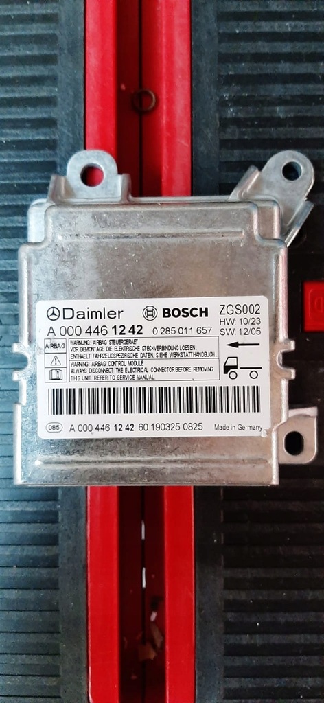 фото №1, Mercedes actros mp4 датчик датчик подушка безпеки a0004461242