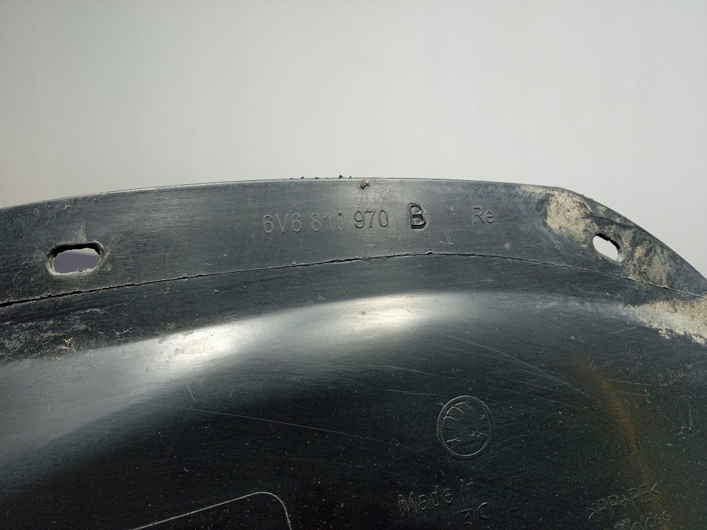 фото №5, Skoda fabia iii hb подкрылок пластиковый правый задняя задние 6v6810970b