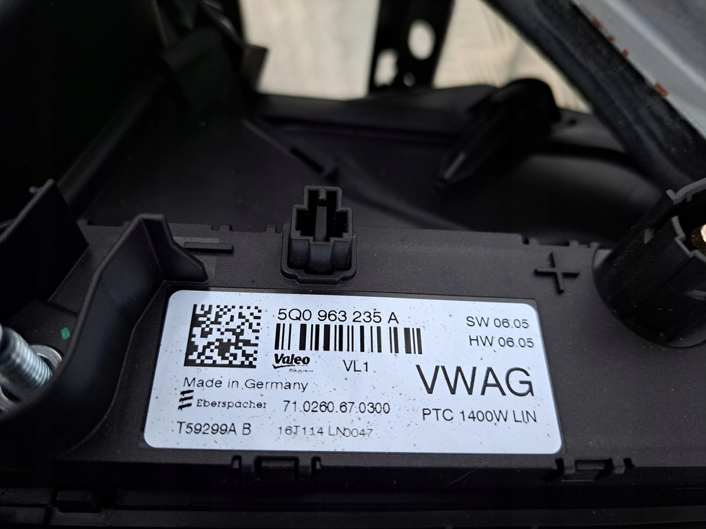 фото №6, Vw touran 5ta отопитель балка