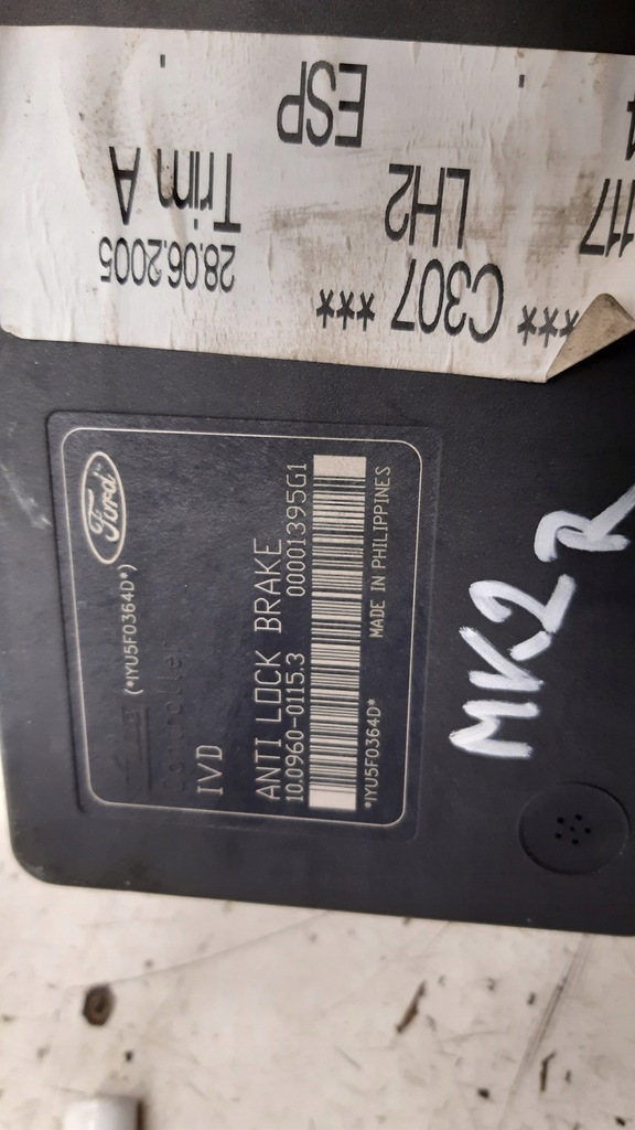 фото №3, Насос abs 3m512c405ha ford focus mk2