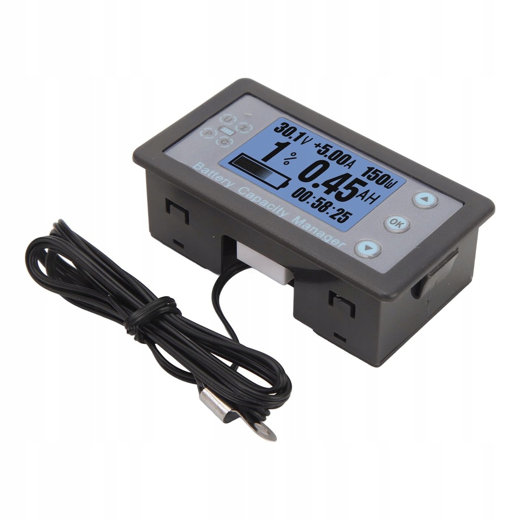 фото №5, Монітор акумулятора bluetooth з napięciem bocznikowym, pojemność струму, вимірювач