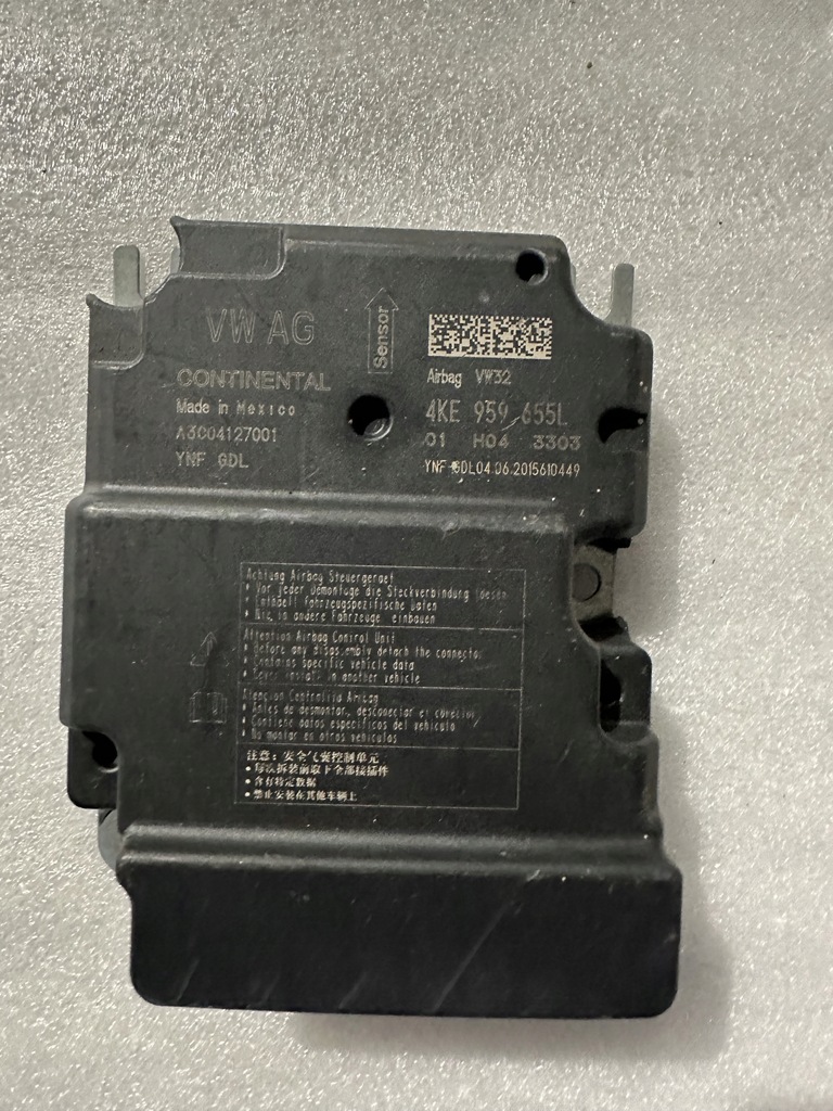 фото №1, Модуль датчик подушка безопасности audi 4ke959655l