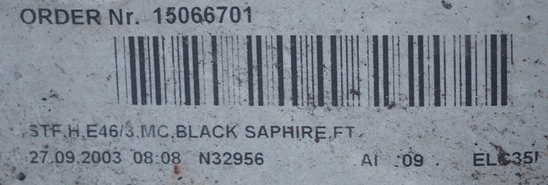 Купити Бампер задній задній bmw 3 e46 універсал рестайлінг  fl + датчики паркування pdc saphire
