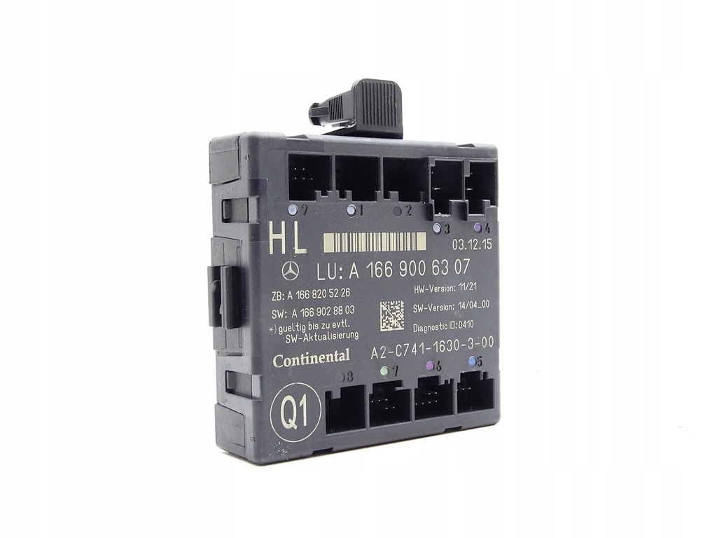 фото №1, Модуль блок управления дверь левый задняя mercedes gle x166 w292 a1669006307