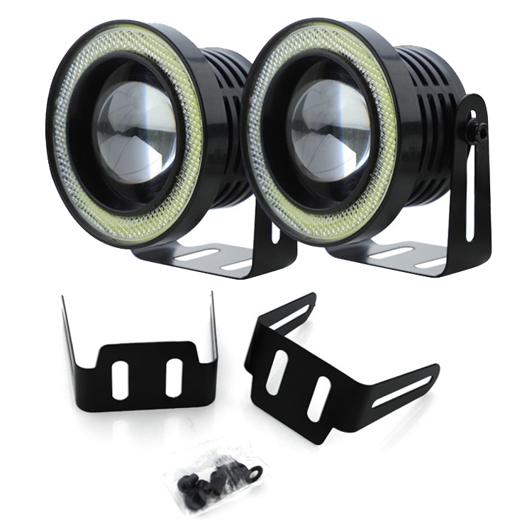 Купити Світло до рух dziennej круглі 89 mm 2w1 cob 6000 k 12 v