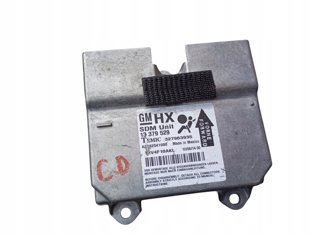 фото №1, Модуль подушек воздушных датчик подушка безопасности opel corsa d оригинальный номер 13379529