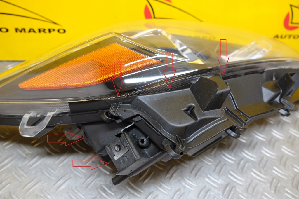 фото №5, Toyota prius c aqua lift 2017- фара лампа led правая usa