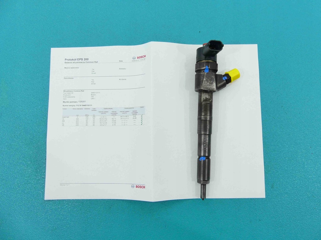 фото №1, Test форсунка alfa romeo 156 0445110111 1.9 jtd