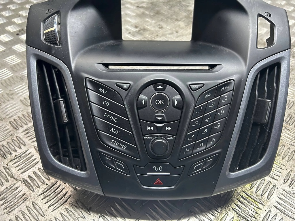 фото №2, Панель радіо gawigacji рамка ford focus mk3 10-19 am5t18k811cd