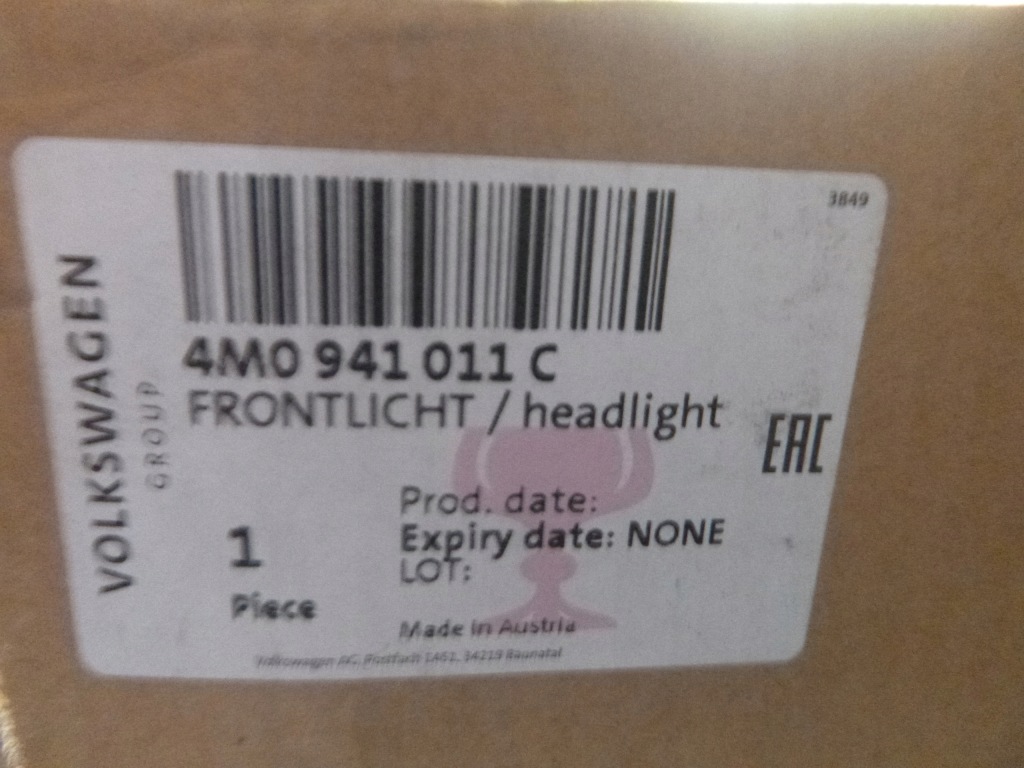 Audi q7 4m0 рестайлинг  левая фара led 4m0941011c с Разборки