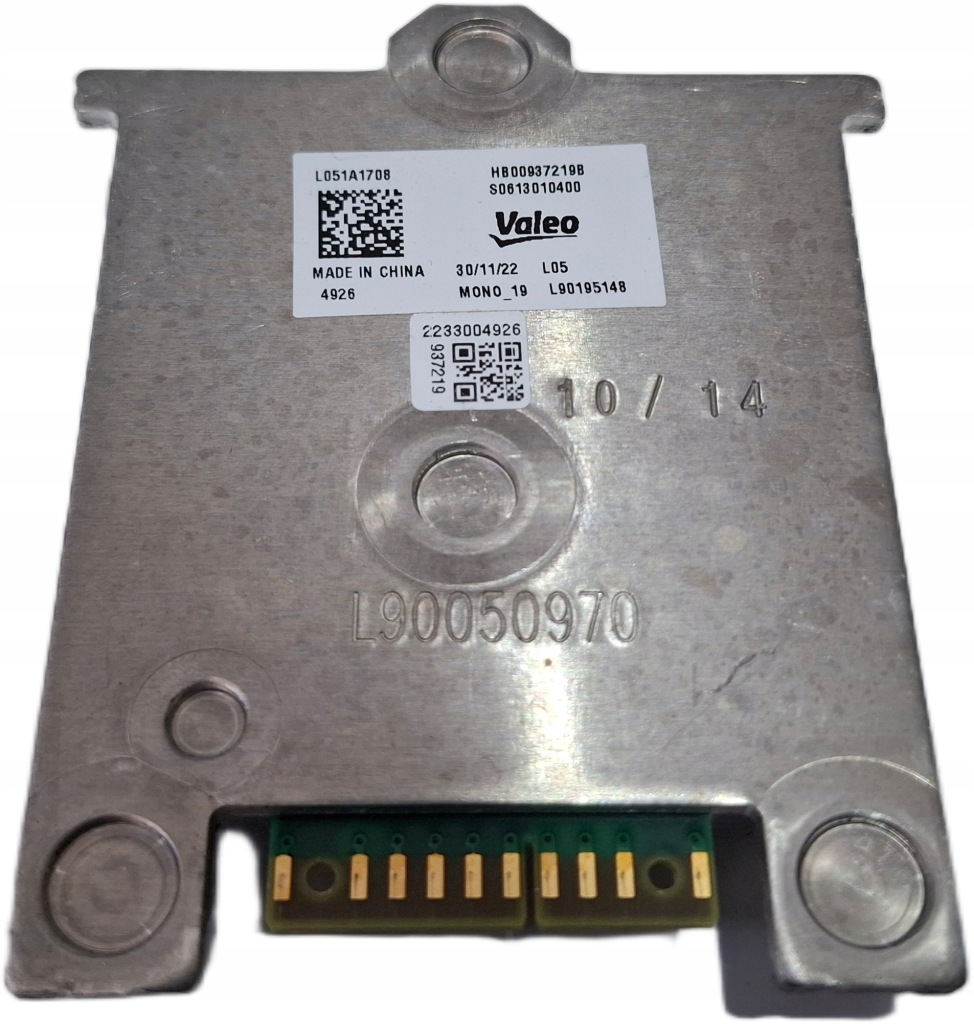 фото №1, Opel corsa f модуль led drl преобразователь l90195148 l051a1708 оригинальный номер