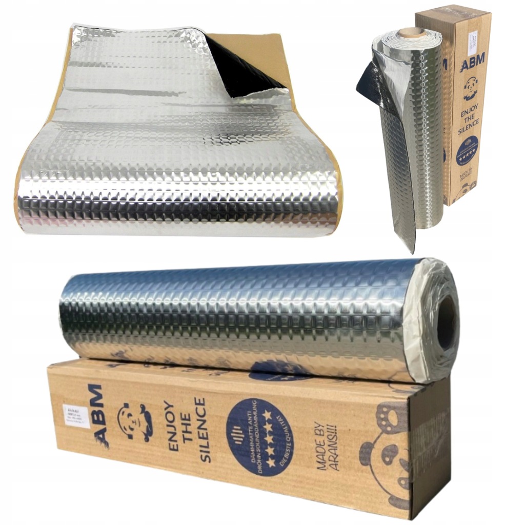 Купити Мат шумоізоляційна бутилова antywibracyjna professional abm 2.0mm 25x25cm