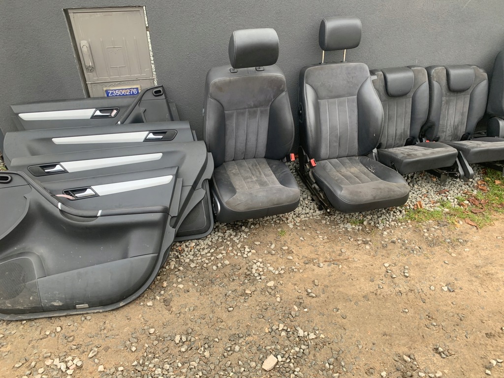 фото №2, Mercedes r-klasa 251 w251 сидіння сидіння перед задня 6 пасажирський обшивки комплект