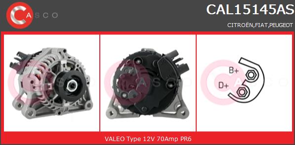 фото №1, Генераторы casco cal15145as