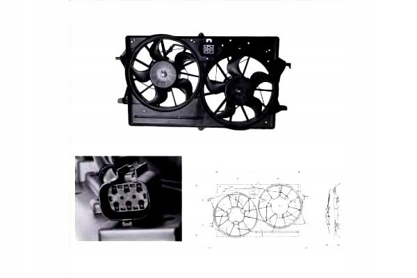 фото №1, Tyc 810-0016 вентилятор, охолодження двигуна