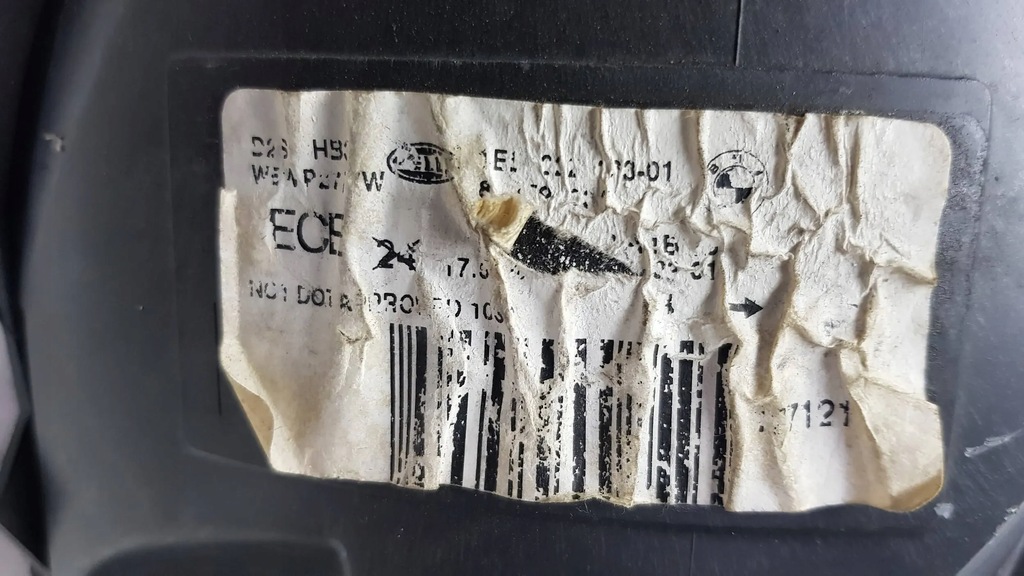 фото №7, Лампа ксенон левая bmw x5 e53 99-