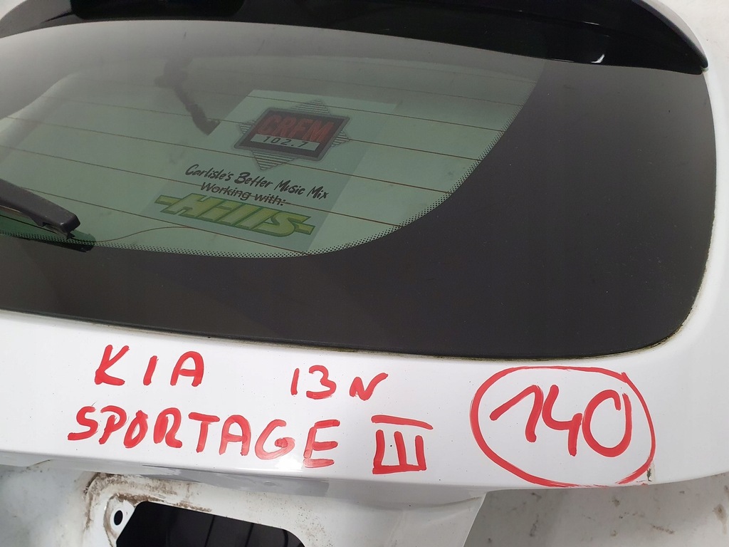 фото №14, Крышка багажника багажника kia sportage iii 13r.
