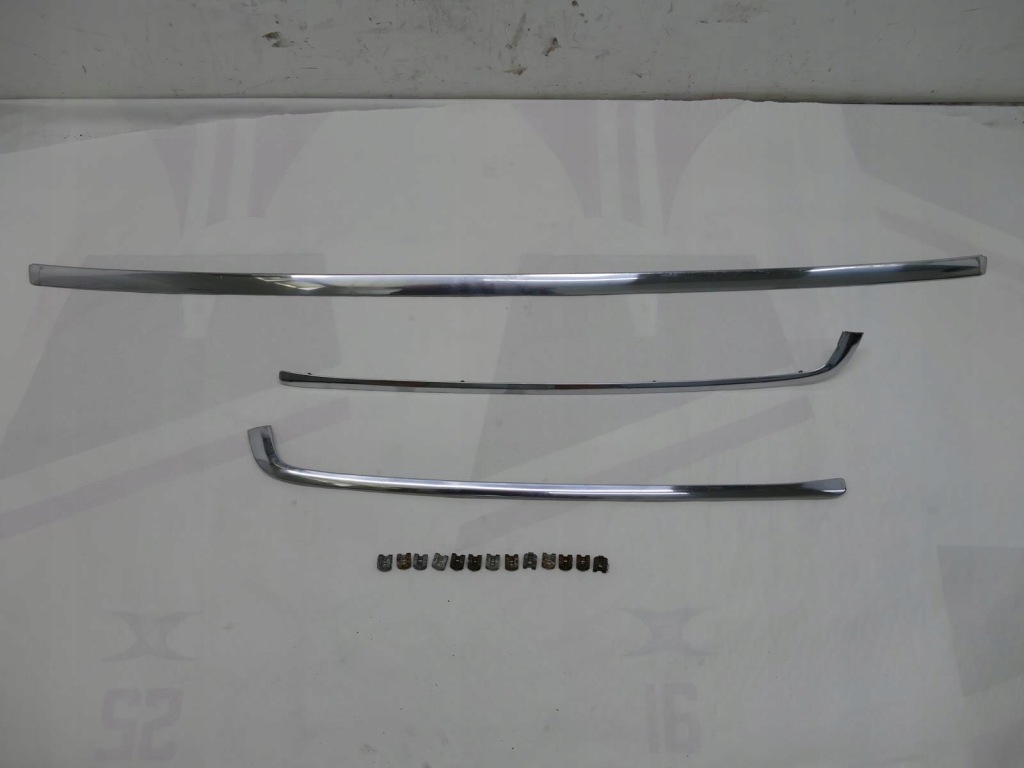 фото №1, Mercedes e w124 coupe молдинг хром бампера задня