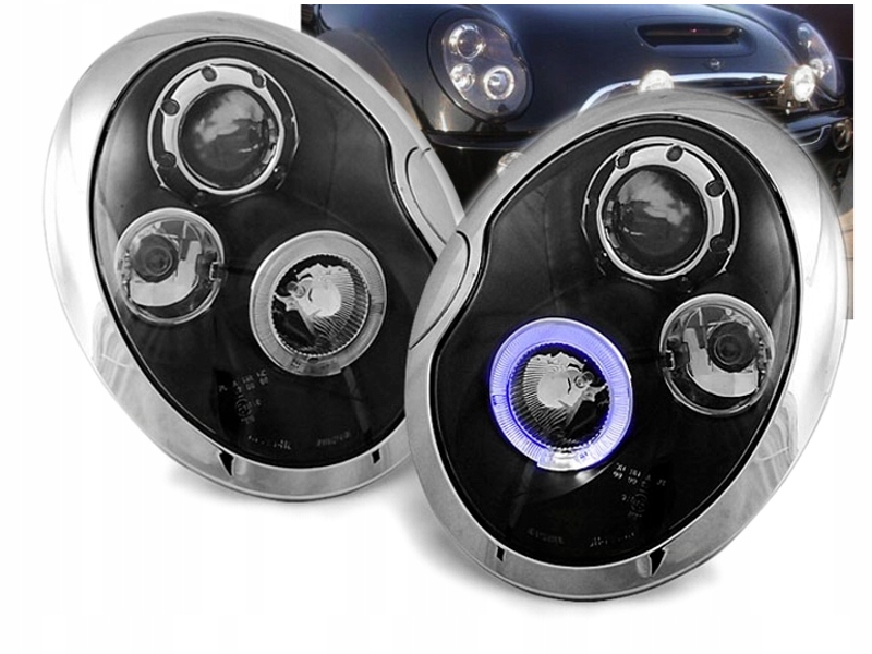 фото №1, Лампи mini cooper 01-06 r r50 r53 кільця led black