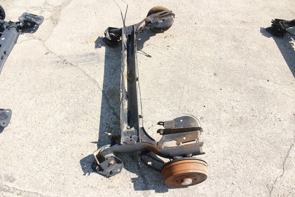 фото №9, Балка підвіска задня oś renault kangoo ii гальмівні барабани