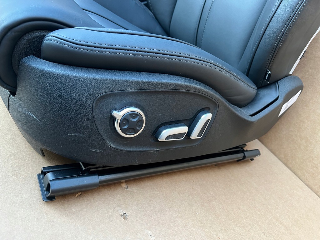 фото №16, Audi a7 a6 c7 4g lift чёрные сиденья komfortowe обшивки комплект 50km