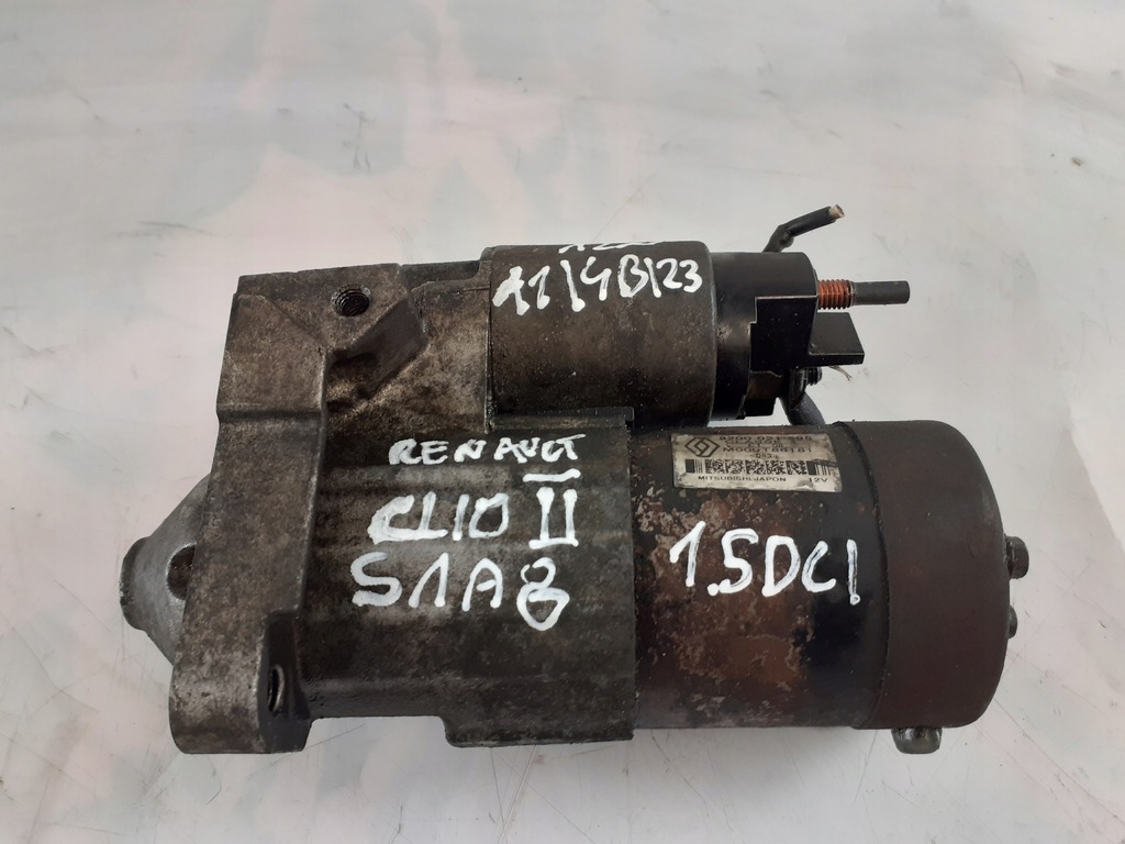 фото №1, Стартер renault clio ii 12z