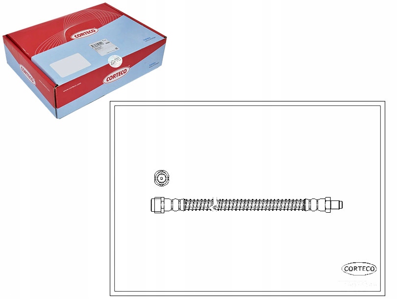Купити Corteco шланг гальмівний 2044200048 2304200148 20