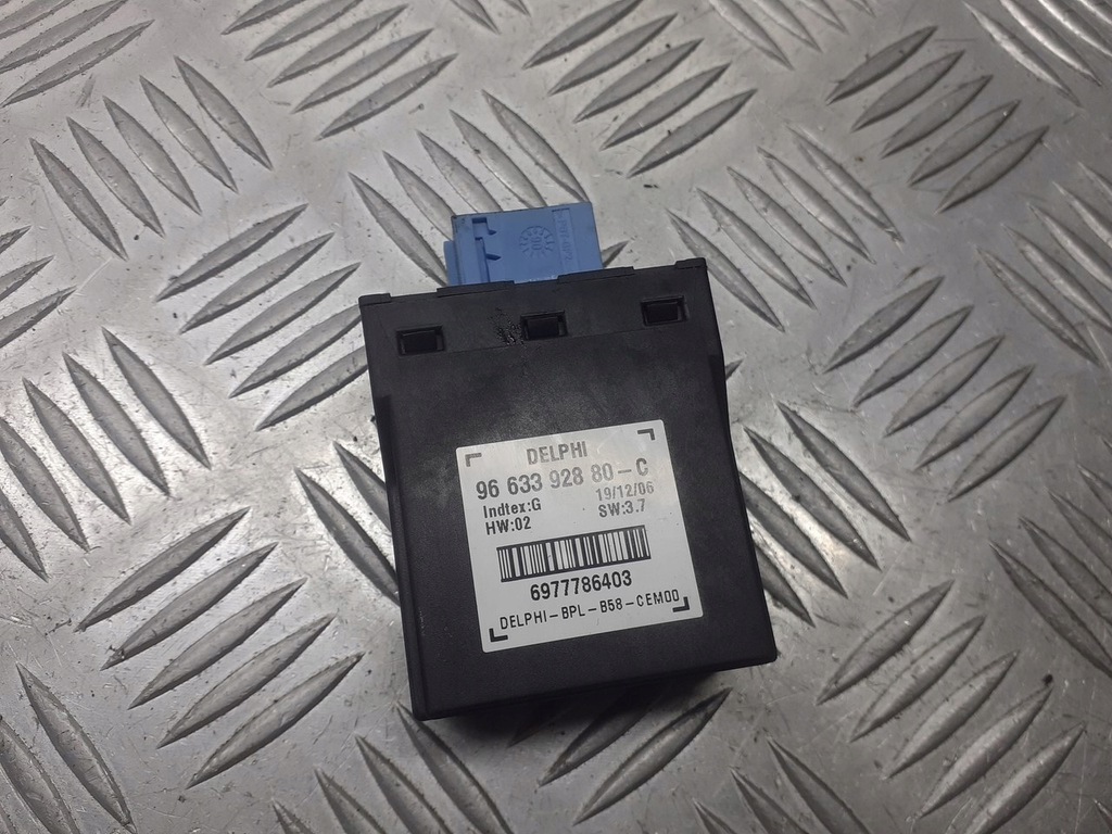 фото №1, Блок управления модуль сигнализация citroen c4 picasso 9663392880