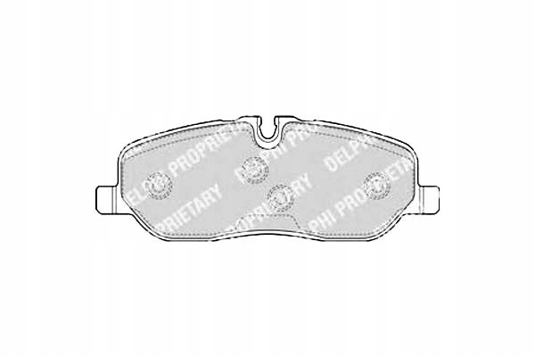 фото №1, Delphi гальмівні колодки гальмівні land rover discovery iii d