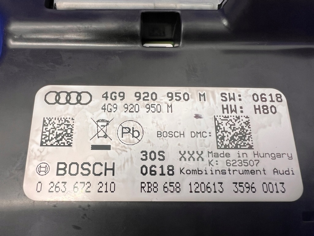 фото №6, Audi a6 c7 4g allroad 3.0 tdi счетчик приборы 4g9920950m acc ночь vision