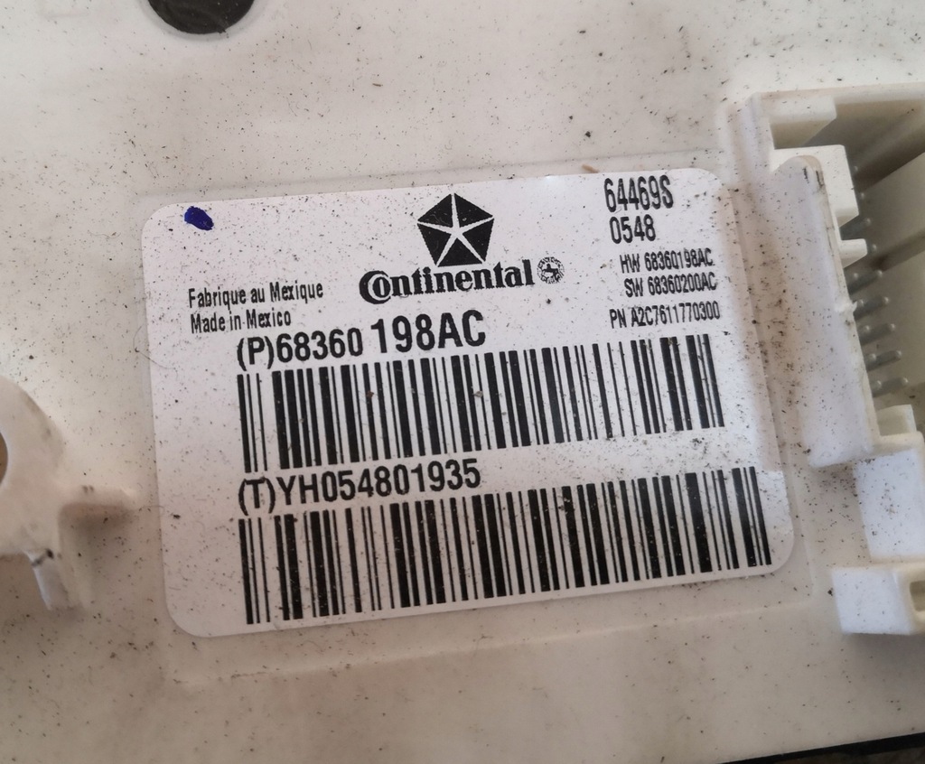 фото №2, Chrysler pacifica 2016-20 модуль bcm 68360198ac