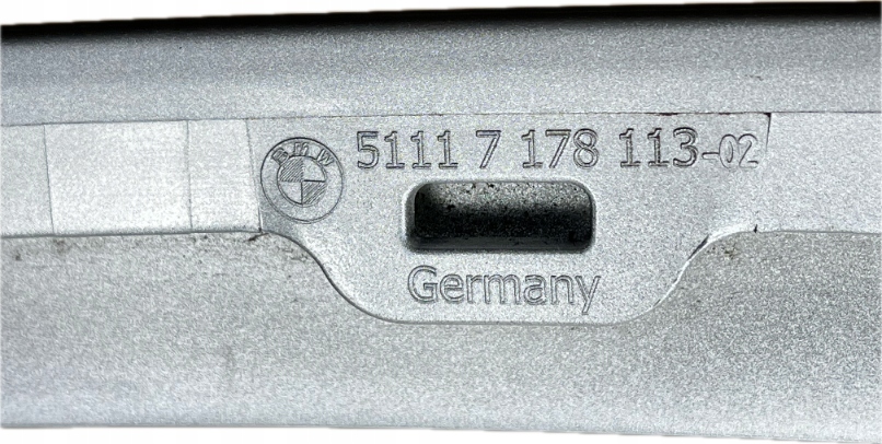 фото №9, Bmw 5 e60 e61 молдинг бампера средняя перед 7178113