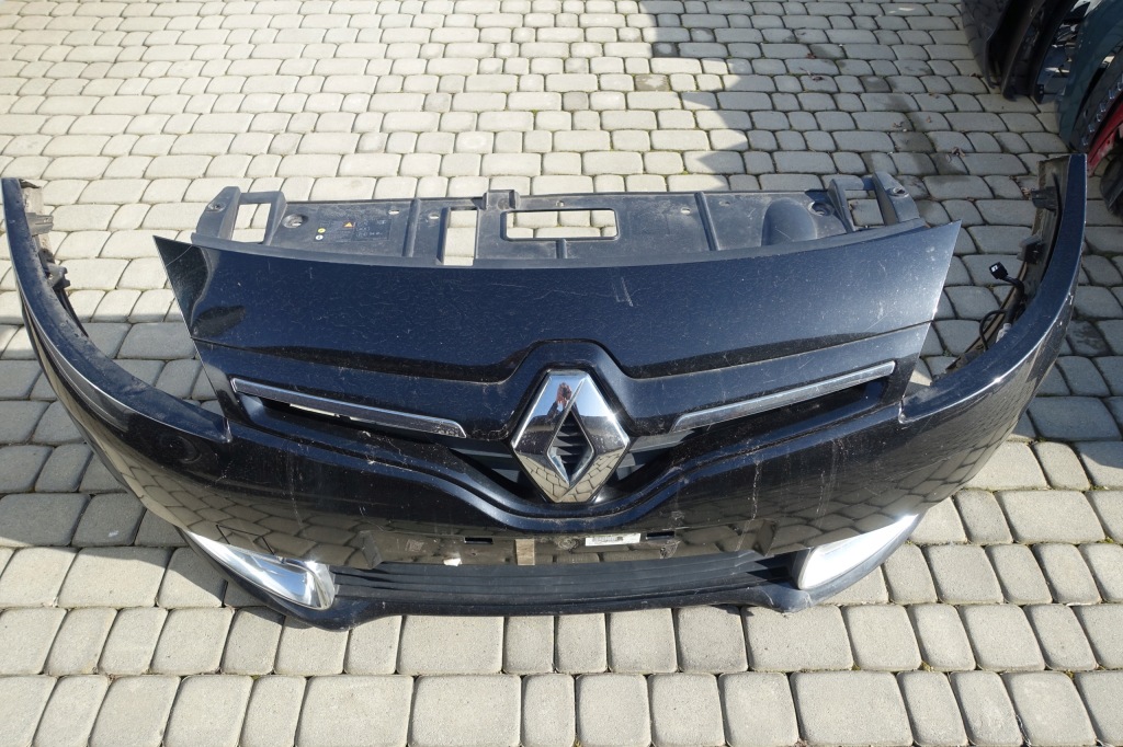 Renault scenic 3 рестайлинг  13-16 год бампер передний решётка  противотуманные фары led tegne Оригинал